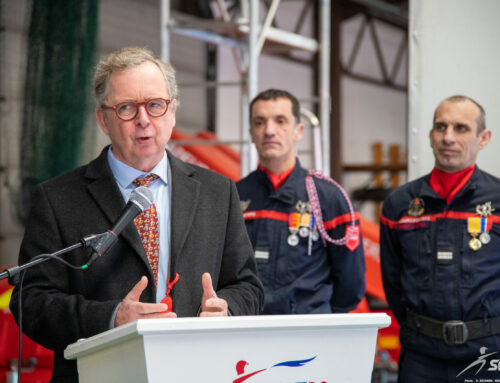 Cérémonie de passation de commandement au centre d’incendie et de secours de Nogent-le-Rotrou